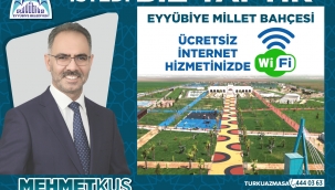 Eyyübiye Belediyesi'nden Ücretsiz İnternet Hizmeti