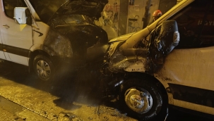 Eyyübiye'de 9 Araç Ateşe Verildi
