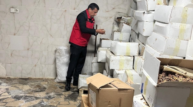 Eyyübiye'de Baklava Üretim Tesisinde 11 Ton Küflenmiş Ceviz Ele Geçirildi