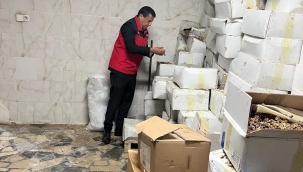 Eyyübiye'de Baklava Üretim Tesisinde 11 Ton Küflenmiş Ceviz Ele Geçirildi
