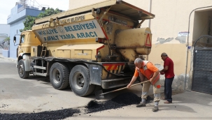 Haliliye Belediyesi'nden İmam Bakır Mahallesi'ne Sıcak Asfalt Çalışması