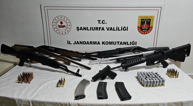 Haliliye'de Çok Sayıda Silah ve Mühimmat Ele Geçirildi