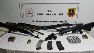 Haliliye'de Çok Sayıda Silah ve Mühimmat Ele Geçirildi