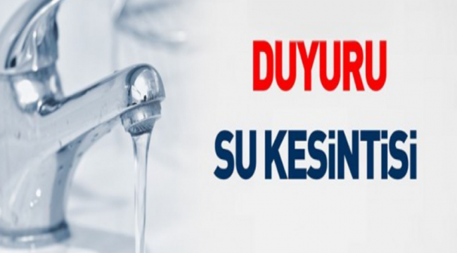 Karaköprü'de Su Kesintisi!