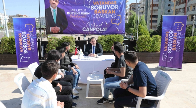 Sahada Güçlü İletişim, Yerinde Çözüm: Başkan Canpolat Vatandaşlarla Buluştu