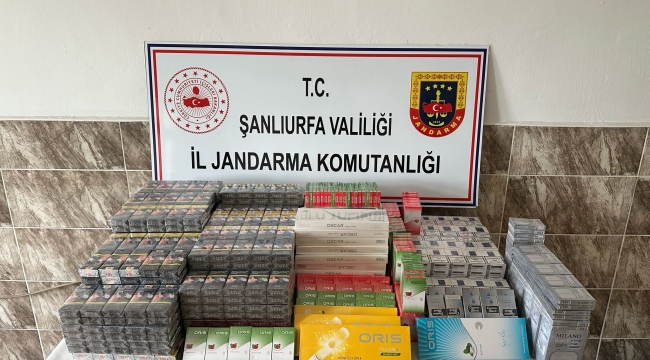 Şanlıurfa'da gümrük kaçağı bin 720 paket kaçak sigara ele geçirildi