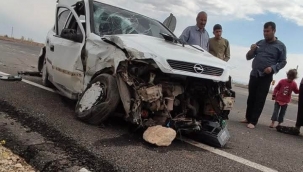 Şanlıurfa'da iki araç çarpıştı, 7 yaralı 