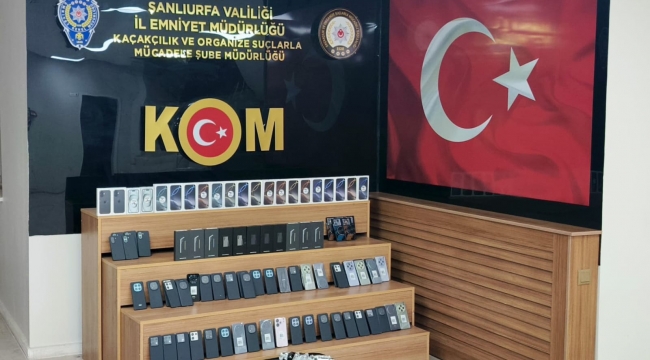 Şanlıurfa'da Kaçak Cep Telefonu ve Elektronik Sigara Operasyonu