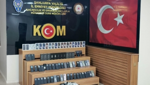 Şanlıurfa'da Kaçak Cep Telefonu ve Elektronik Sigara Operasyonu