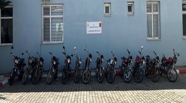 Şanlıurfa'da motosiklet hırsızlık operasyonu