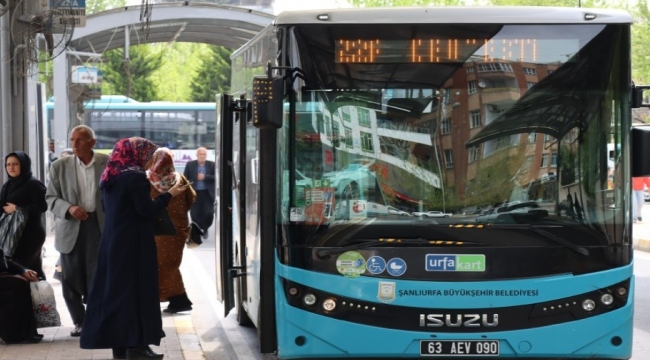 Şanlıurfa'da Otobüsler 1 Mayıs'ta Ücretsiz