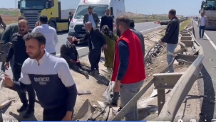Şanlıurfa- Mardin yolunda kaza, 2'si ağır 4 yaralı