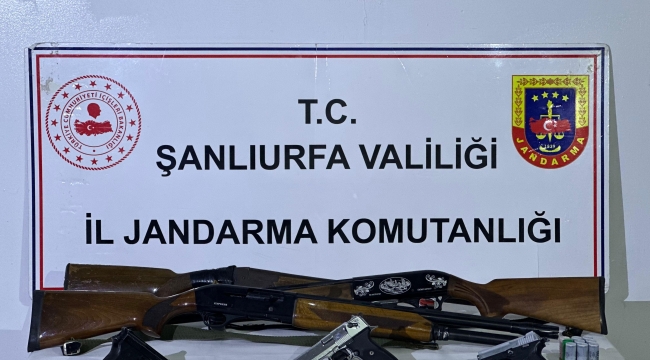 Şanlıurfa'nın 3 ilçesinde silah kaçakçılarına operasyon, 22 gözaltı