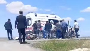 Suruç'ta Otomobil ile Motosiklet Çarpıştı 2 kişi yaralandı