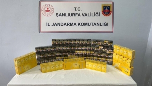 Viranşehir'de 2816 paket kaçak sigara ele geçirildi