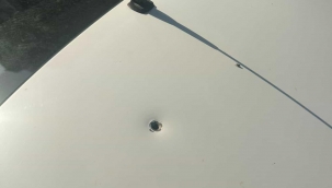 Viranşehir'de Maganda Kurşunu Otomobile İsabet Etti