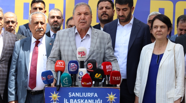AK Parti Şanlıurfa İl Başkanlığı'ndan 27 Mayıs Darbesine Tepki