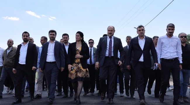 Başkan Gülpınar, Suruç'ta Asfalt Çalışmalarını İnceledi