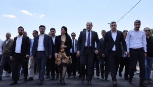 Başkan Gülpınar, Suruç'ta Asfalt Çalışmalarını İnceledi