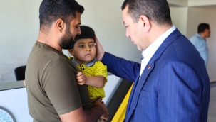 Başkan Özyavuz'dan Küçük Umut'a Anlamlı Destek