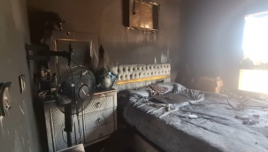 Birecik'te Korkutan Yangın