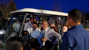 Eyyübiye Millet Bahçesinde Golf Araçları Hizmete Sunuldu
