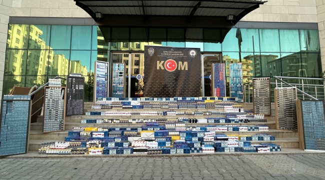 Şanlıurfa'da 19 Bin 800 Paket Gümrük Kaçağı Sigara Ele Geçirildi