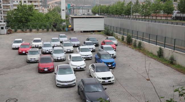 Şanlıurfa'da 'Change' Yöntemiyle Düzenlenmiş 22 Araç Ele Geçirildi