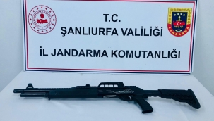 Şanlıurfa'da Jandarmadan Ruhsatsız Silah Operasyonu!