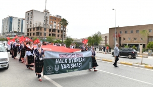 Şanlıurfa'da Mahalleler Arası Halk Oyunları Yarışması Başladı