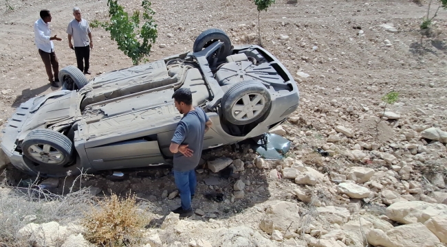 Şanlıurfa'da Otomobil Şarampole Uçtu: 1 Yaralı