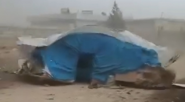 Şanlıurfa'da Şiddetli Rüzgar ve Yağmur Etkili Oldu