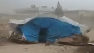 Şanlıurfa'da Şiddetli Rüzgar ve Yağmur Etkili Oldu