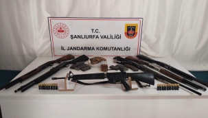 Şanlıurfa'da silah operasyonu!