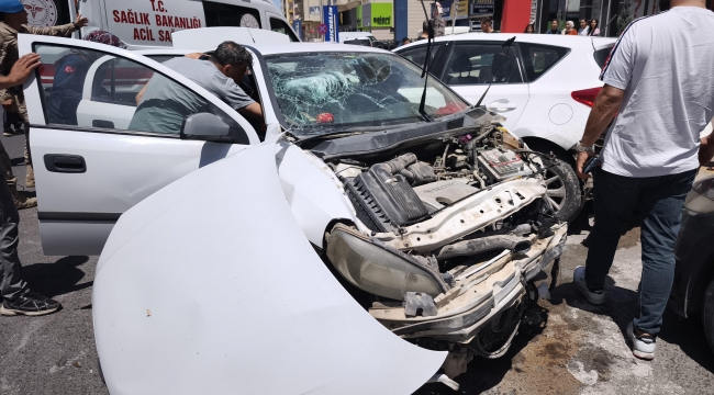 Şanlıurfa'da zincirleme kaza, 1 yaralı 