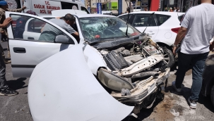 Şanlıurfa'da zincirleme kaza, 1 yaralı