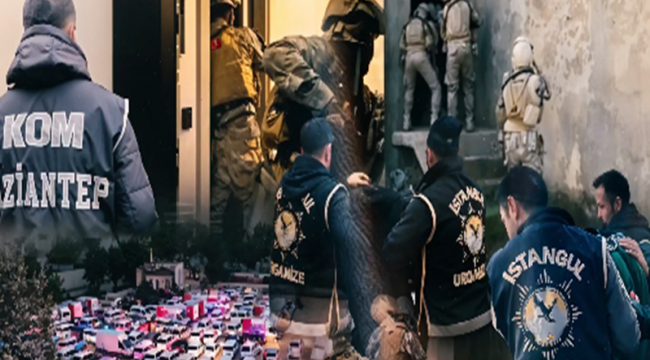 Şanlıurfa dahil 10 ilde Suç Örgütüne Operasyon