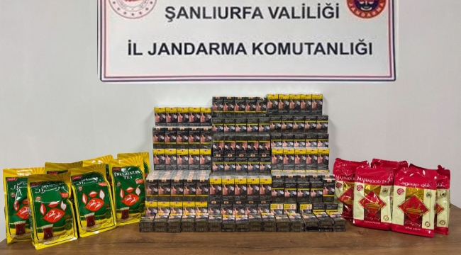 Şanlıurfa Jandarması Göz Açtırmıyor: Binlerce Paket Kaçak Ürün Ele Geçti