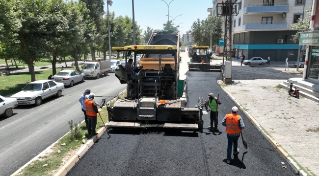 28 Mart Caddesi'nde Sıcak Asfalt Çalışmaları Tamamlandı