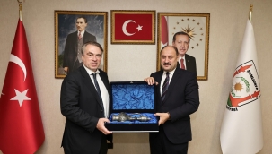 AB Büyükelçileri Heyetinden Başkan Gülpınar'a Ziyaret 