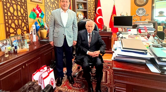 Başkan Özyavuz MHP Lideri Devlet Bahçeli'yi Ziyaret Etti