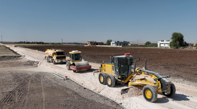 Büyükşehir'den Ceylanpınar Kırsalına Sıcak Asfalt Hizmeti