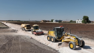 Büyükşehir'den Ceylanpınar Kırsalına Sıcak Asfalt Hizmeti