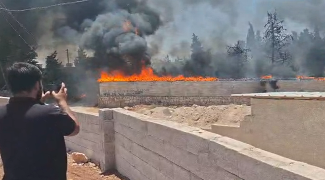 Eyyübiye'de Ev ve Ahır Kül Oldu, 10 Büyükbaş Hayvan Telef Oldu