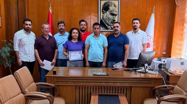 Eyyübiye Tarım Müdürlüğü'ne Kaymakamdan Başarı Belgesi