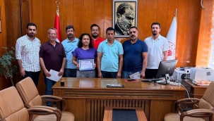 Eyyübiye Tarım Müdürlüğü'ne Kaymakamdan Başarı Belgesi