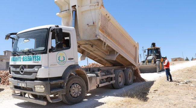 Haliliye Belediyesi'nden Büyük Mirdesi Kırsal Mahallesine Yol Hizmeti