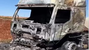 Şanlıurfa'da Hareket Halindeki Tır Yandı: Sürücü Ölümden Döndü!