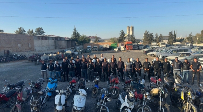 Şanlıurfa'da şok motosiklet denetimi