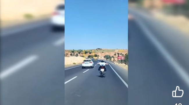 Şanlıurfa'da trafiği tehlikeye atan sürücünün cezası kesildi 
